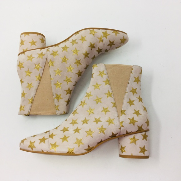Rebecca Minkoff Izette Star suede booties 8.5 NEW - Picture 2 of 6